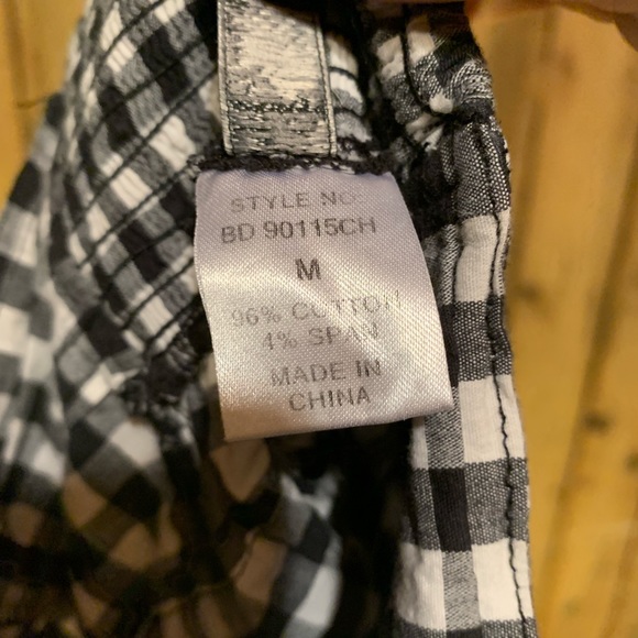 Cute B TRU strapless checkered Tunic - Picture 3 of 6